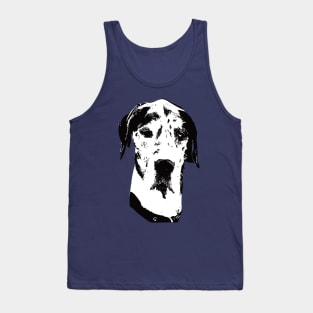 Great Dane Face Tank Top